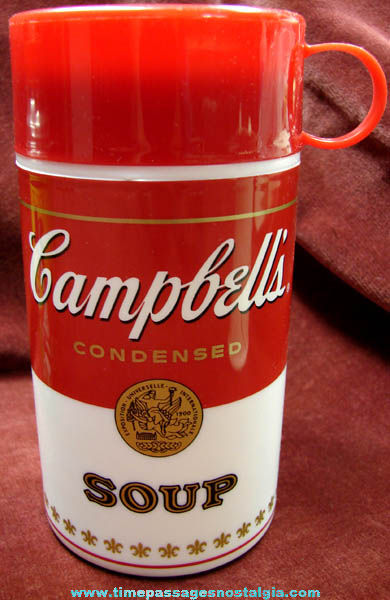 1998 Campbells Soup Advertising Thermos