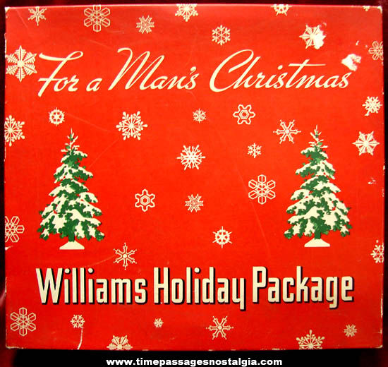 Old Williams Christmas Holiday Bathroom Shaving Gift Package