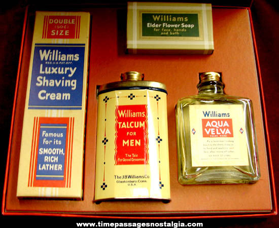 Old Williams Christmas Holiday Bathroom Shaving Gift Package