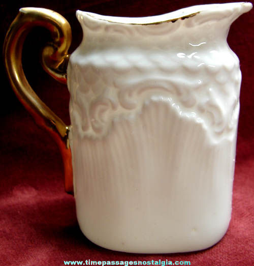 Old Bayville Maine Austrian Made Souvenir Creamer Pitcher