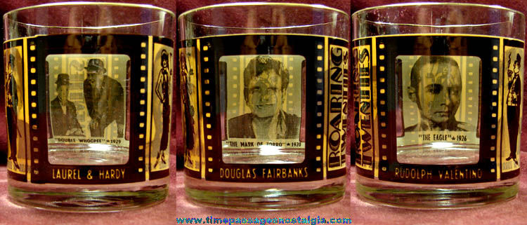 Old Movie Theatre Film Actor Drinking Glass