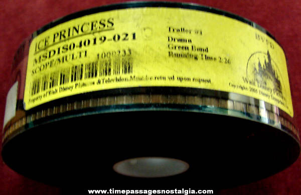 2005 Walt Disney Ice Princess Movie 35mm Teaser Trailer Film