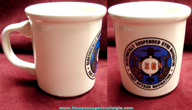 United States Navy Submarine ESGN Ceramic Coffee Mug