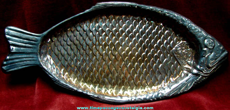 Old Reed & Barton Silver Plated Fish Serving Platter