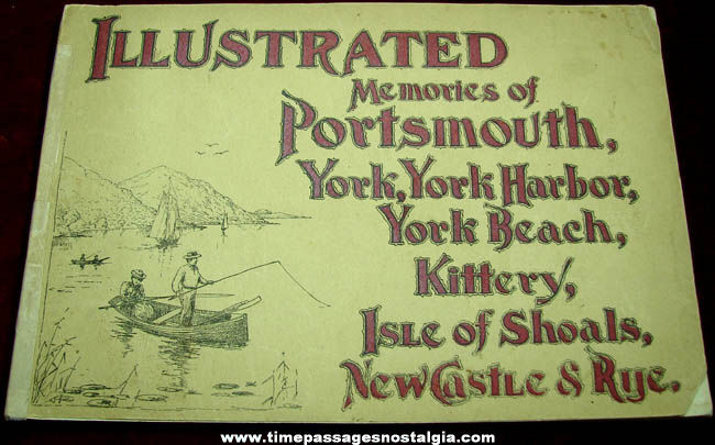 Old Portsmouth New Hampshire Area Advertising Souvenir Picture Book