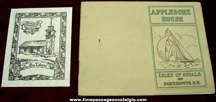 1905 Appledore House Isles of Shoals New Hampshire Advertising Souvenir Booklet With Bonus