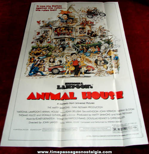 Unused 1978 National Lampoon Animal House Topps Movie Poster
