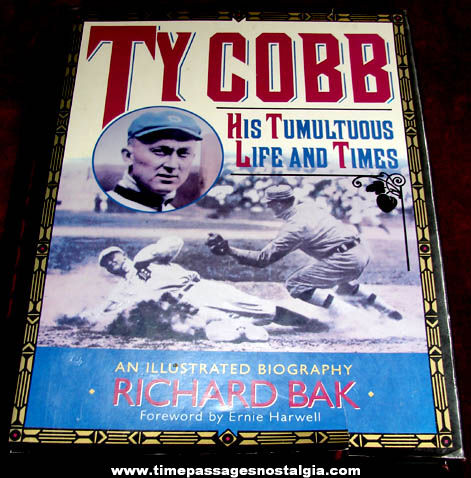 ©1994 Ty Cobb His Tumultuous Life and Times Baseball Book