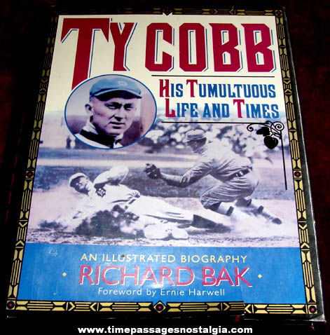 1994 Ty Cobb His Tumultuous Life and Times Baseball Book