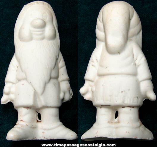 Old Walt Disney Snow White Sleepy Dwarf Porcelain Bisque Figure