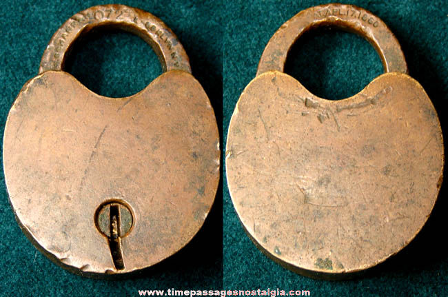 1800s Brass Padlock