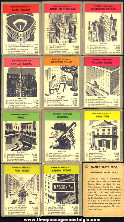 (11) Old New York City Building & Landmark Cards