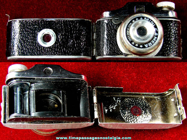 Old Miniature Metal Novelty Toy Camera