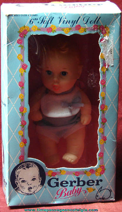 Boxed 1989 Gerber Baby Food Advertising Character Baby Doll