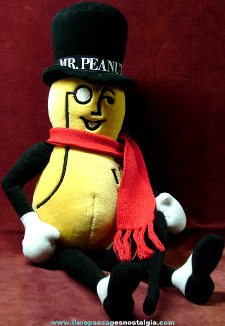 Large 1991 Planter’s Peanuts Mr. Peanut Advertising Character Plush Doll