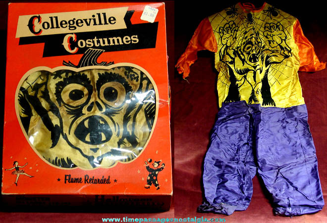 Old Boxed Collegeville Halloween Monster Costume