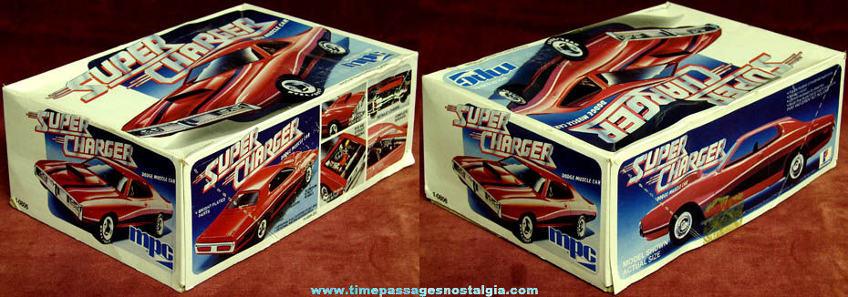 Boxed MPC Super Charger Dodge Muscle Car Model Kit