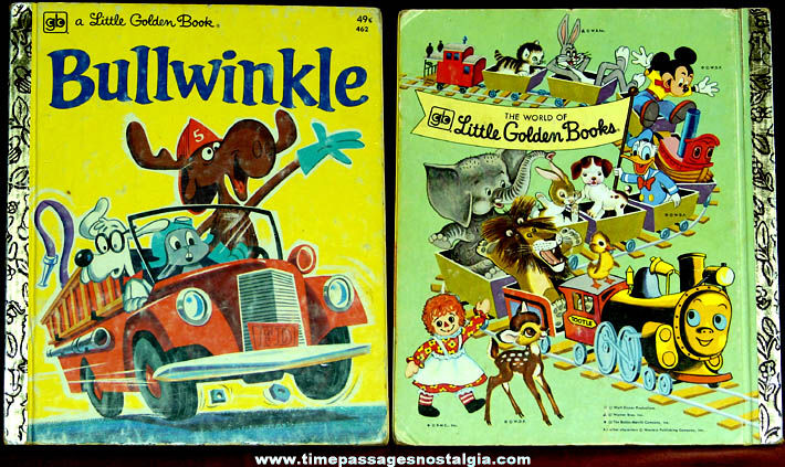 1975 Bullwinkle Moose Little Golden Book