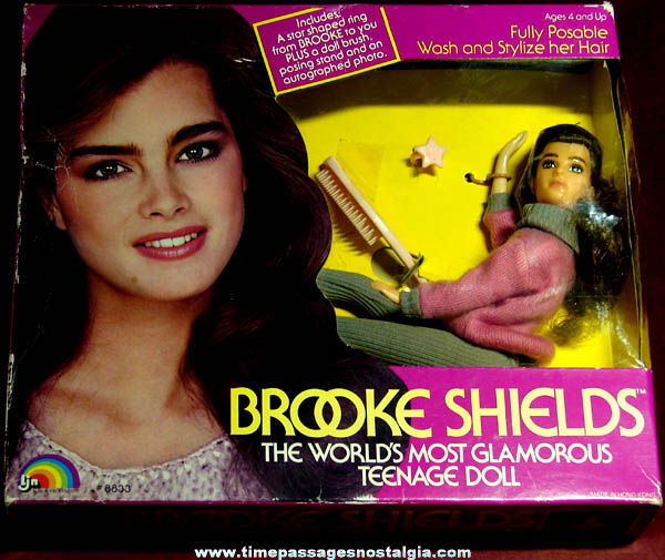 Unused & Boxed 1982 Brooke Shields Doll With Accessories