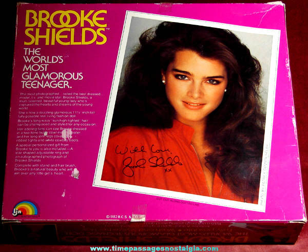 Unused & Boxed 1982 Brooke Shields Doll With Accessories