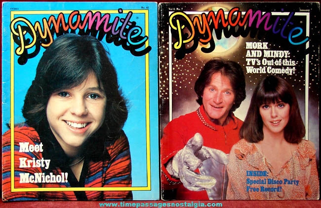 (8) Different 1978 - 1979 Dynamite Teenage Magazines