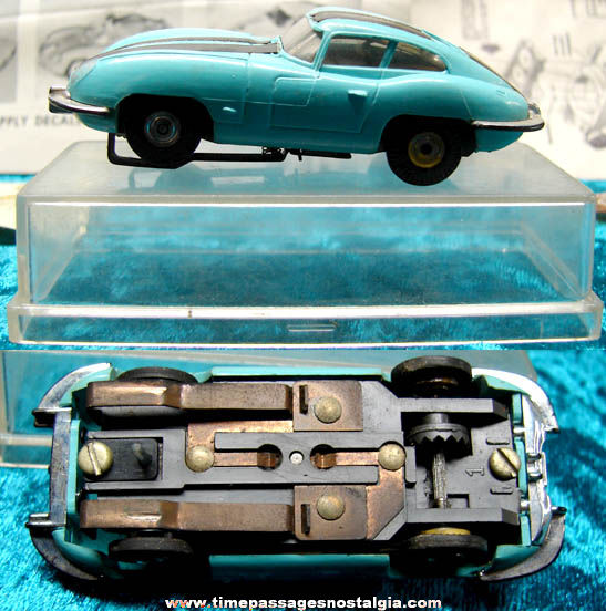 Old Aurora Jaguar XKE Toy Slot Car + (5) Other Aurora Items