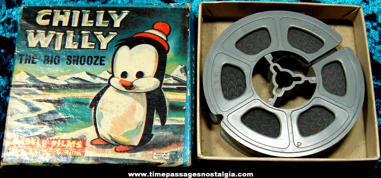 Old Boxed Chilly Willy 8mm Walter Lantz Cartoon Castle Film