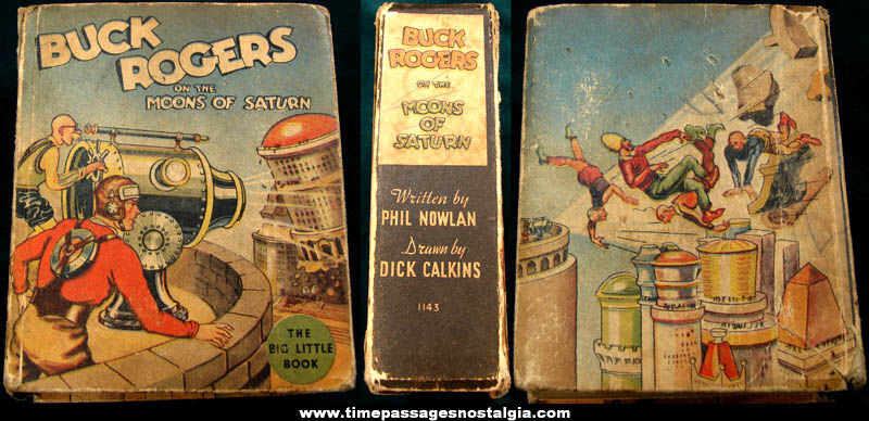 1934 Buck Rogers On The Moons Of Saturn Big Little Book