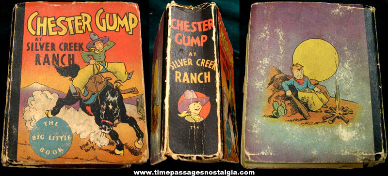 1933 Chester Gump At Silver Creek Ranch Big Little Book