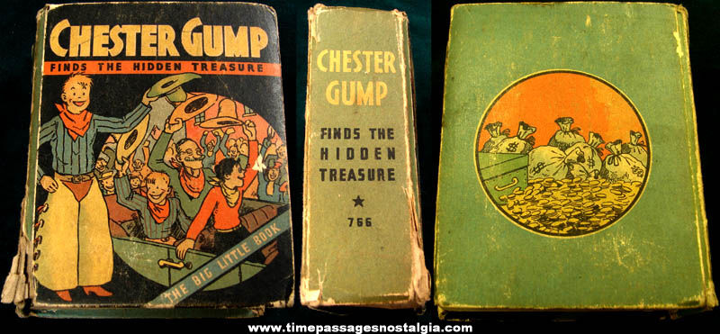 1934 Chester Gump Finds The Hidden Treasure Big Little Book