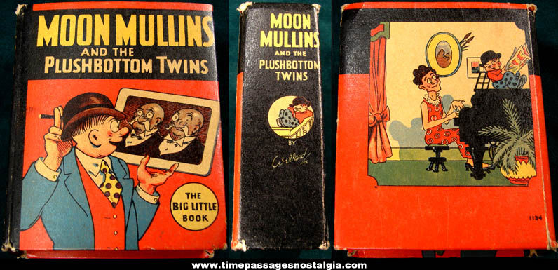 1935 Moon Mullins and The Plushbottom Twins Big Little Book