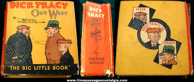 1938 Dick Tracy Out West Big Little Book