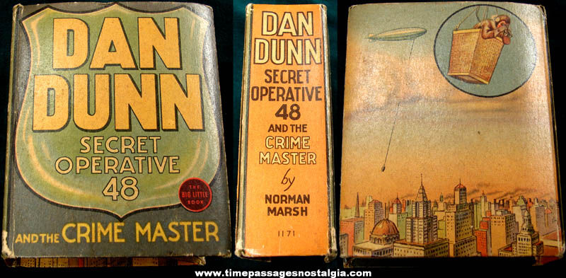 1937 Dan Dunn Secret Operative 48 and The Crime Master Big Little Book