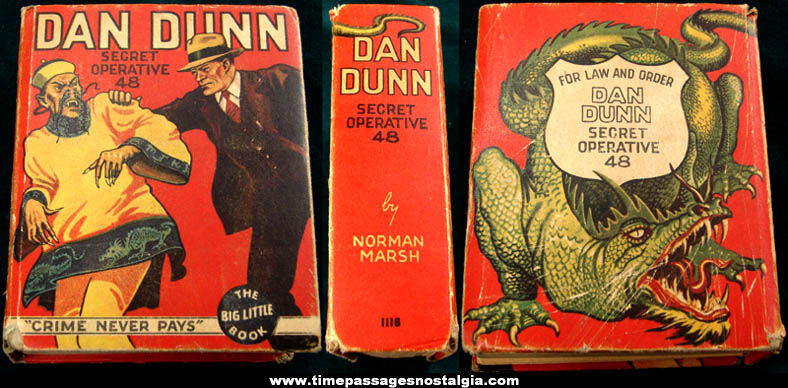 1934 Dan Dunn Secret Operative 48  Crime Never Pays Big Little Book