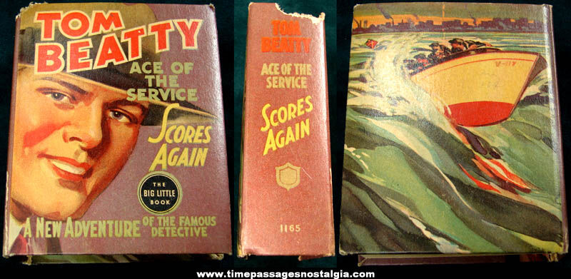 1937 Tom Beatty Ace of The Service Scores Again Big Little Book