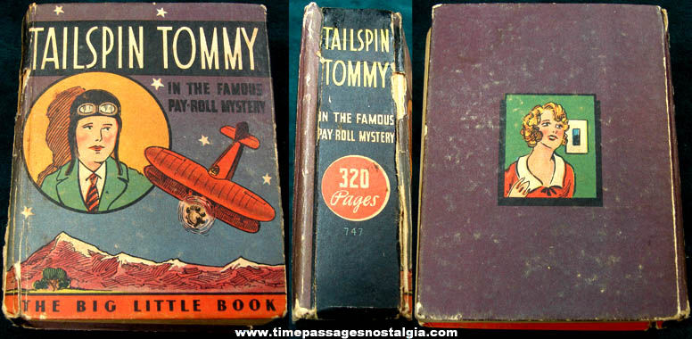 1933 Tailspin Tommy In the Famous Pay Roll Mystery Big Little Book