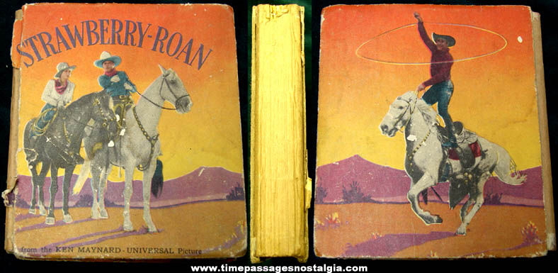 1934 Ken Maynard Strawberry Roan Western Little Big Book