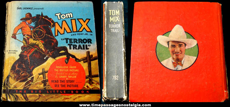 1934 Tom Mix & Tony Jr. Terror Trail Big Little Book