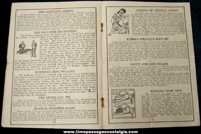 Early S. S. Adams Company Magic, Trick, & Novelty Catalog