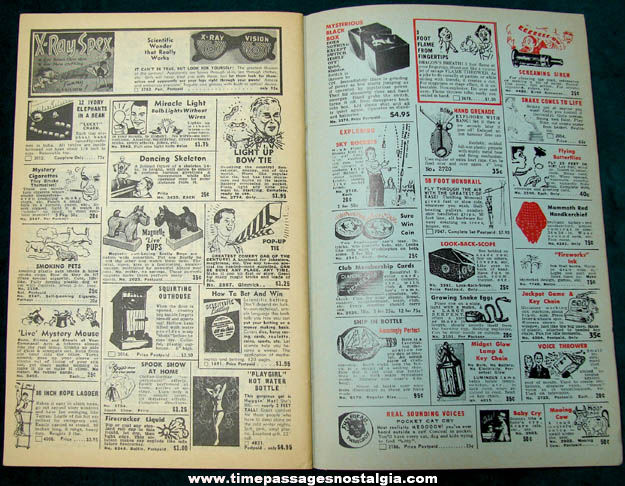 Old Johnson Smith Company Novelty Advertising Catalog