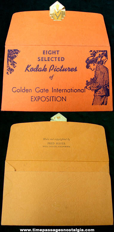 (7) 1939 Golden Gate International Exposition Souvenir Paper Items