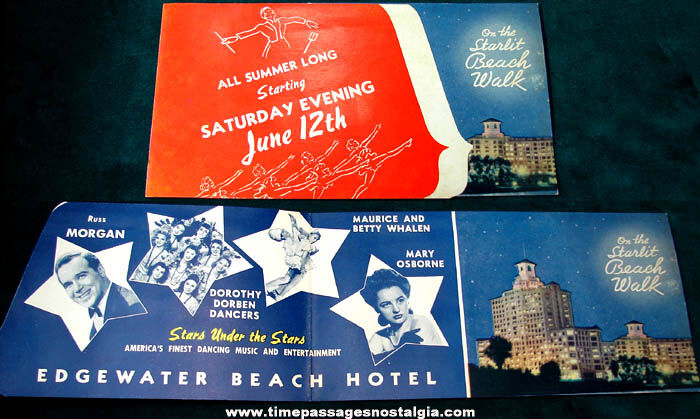 Old Edgewater Beach Hotel Chicago Advertising Brochure