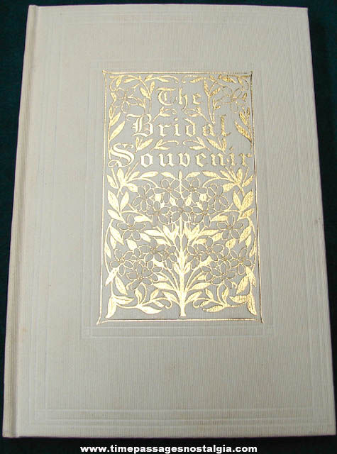 1917 Binghamton New York Wedding Book With Certificate & Real Photo Post card