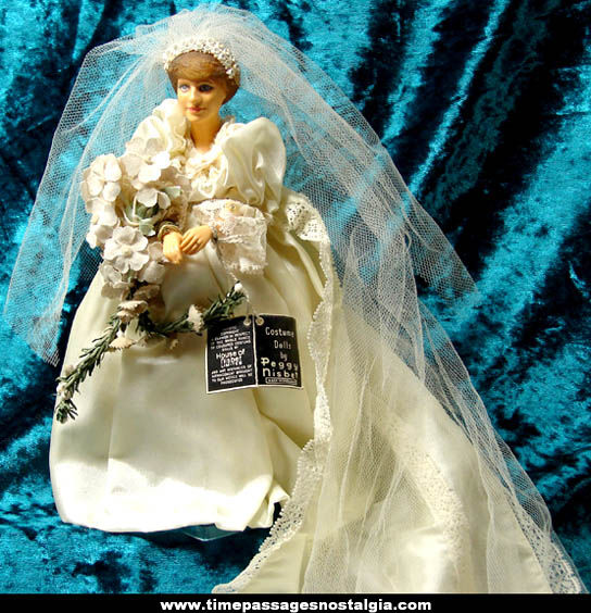 Old Peggy Nisbet Princess Diana Wedding Model Doll