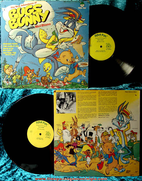 1973 New Adventures of Bugs Bunny With Mel Blanc Record Album