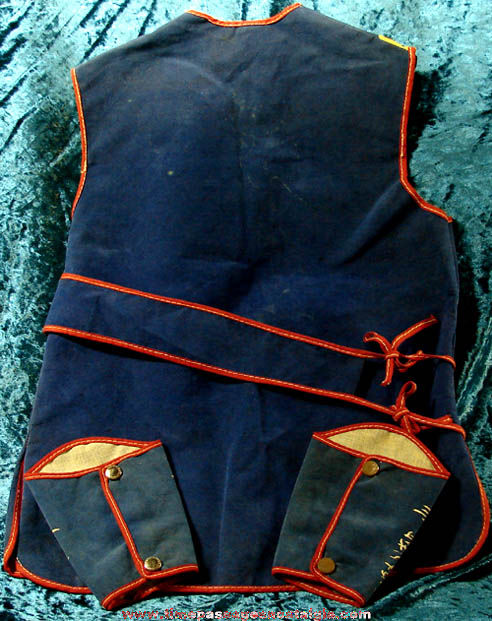 Old Flash Gordon Space Character Vest & Cuffs Costume Set