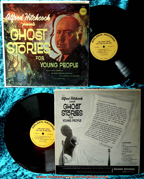 1962 Alfred Hitchcock Presents Ghost Stories For Young People Record Album