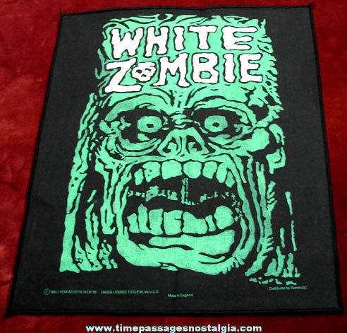 Large Unused ©1995 White Zombie Advertising Jacket Patch