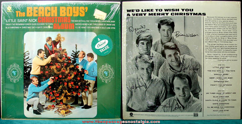 Old Unopened The Beach Boys Christmas Record Album