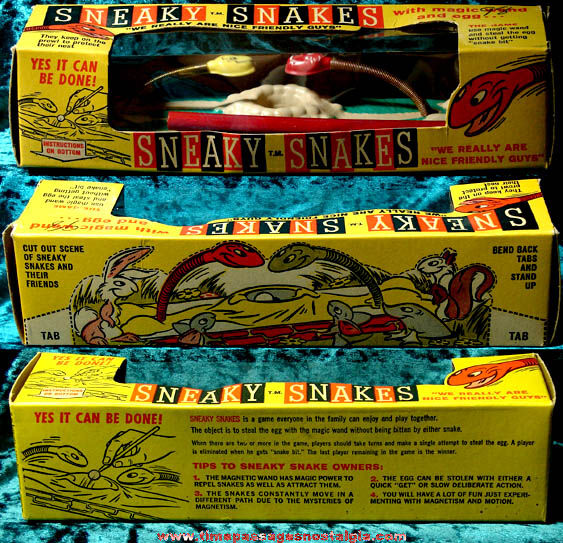 1959 Boxed Magnetic Sneaky Snake Game